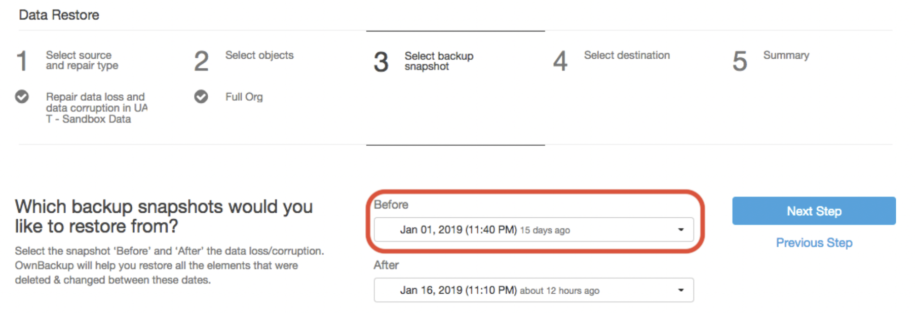 ownbackup archiver